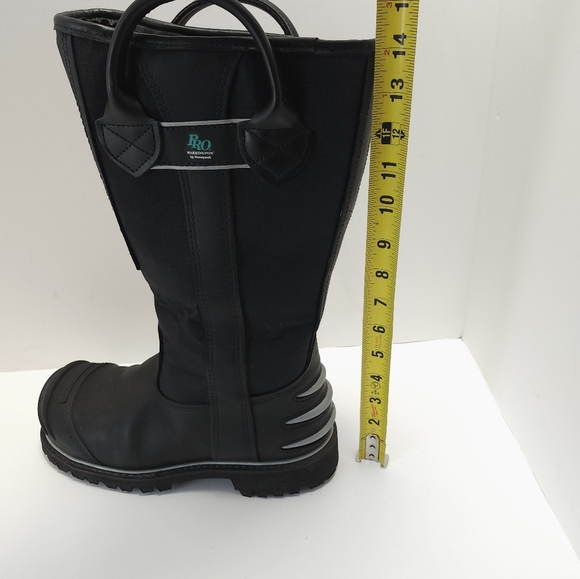 Warrington PRO By Honeywell Firefighter Structural Mens Boots Size 8 D 5007 - Picture 10 of 11